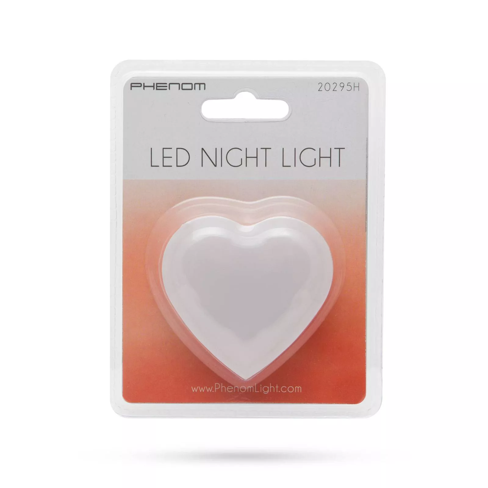 Lumina de veghe în formă de inimă roșie cu 7 LED-uri, 1W, ideal pentru camera copilului și decorare sigură [2]