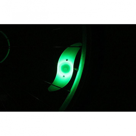 Lumina LED Verde pentru Bicicletă – Siguranță și Vizibilitate Sporită pe Șosea [2]