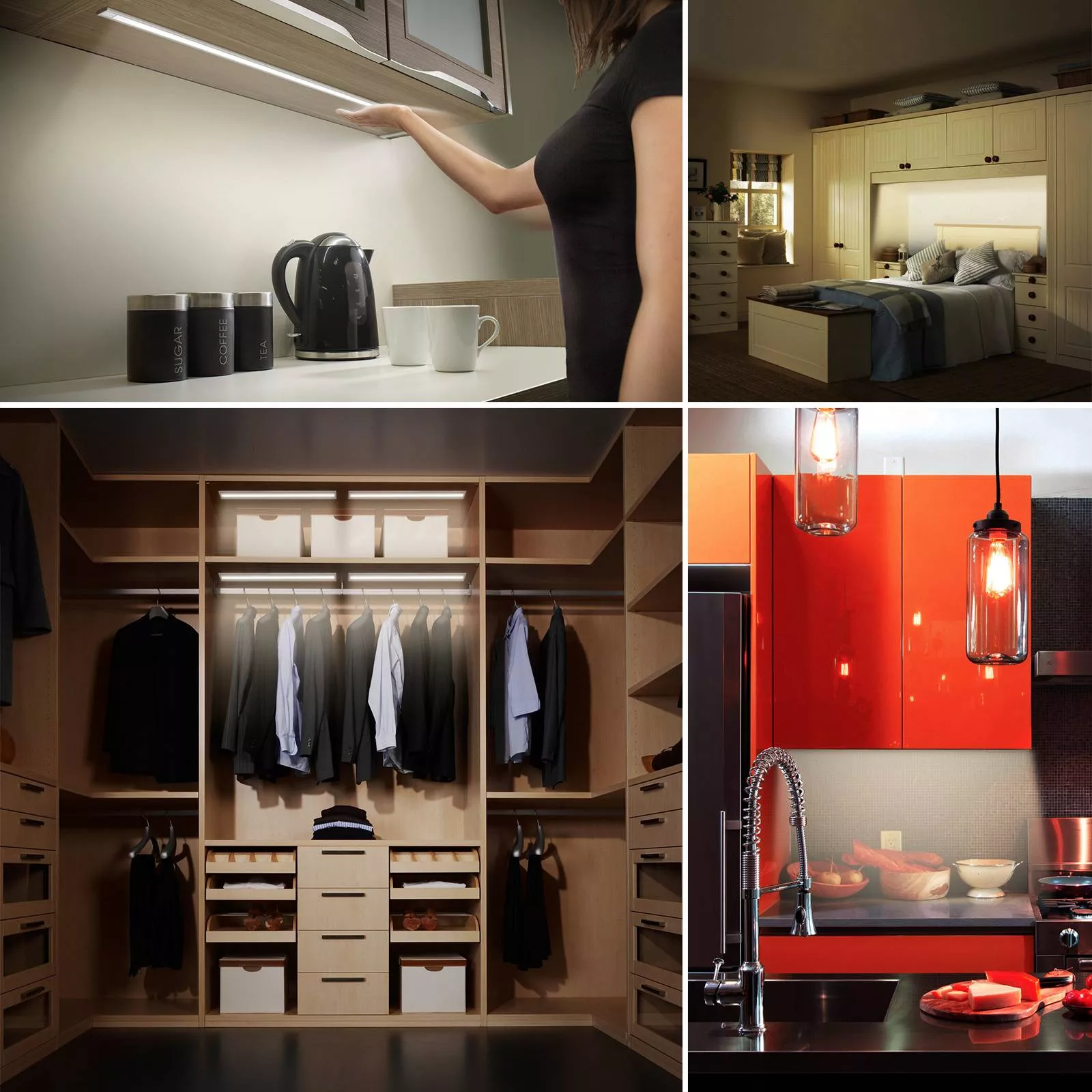 Lumina LED cu senzor de mișcare LED 5W 380lm 4000K ultraslim 300x40x9mm PHENOM – IoElectronice.ro [4]