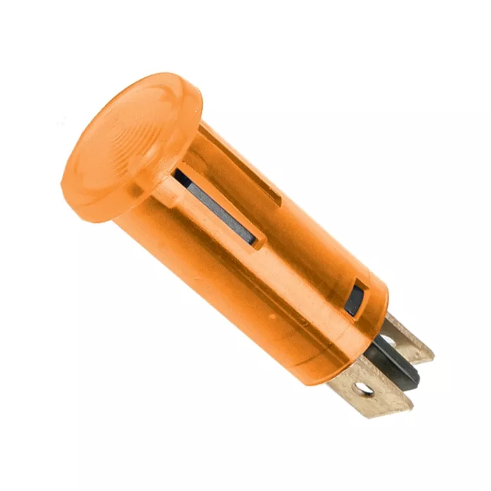 Led-uri - Lumina semnal 230V lumina portocalie LED 39x12 mm terminal 6.3mm 07920NA – IoElectronice.ro