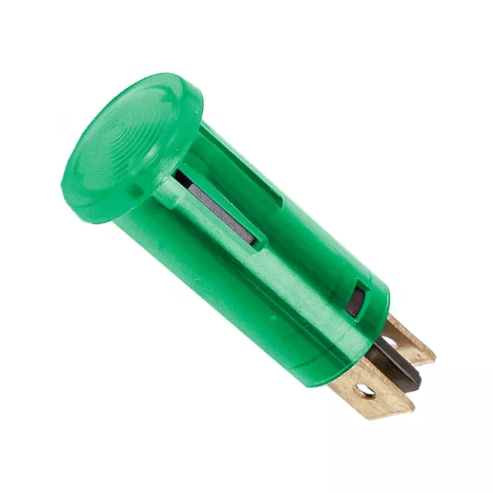 Led-uri - Lumina semnal 230V lumina verde LED 39x12 mm terminal 6.3mm 07920ZO – IoElectronice.ro