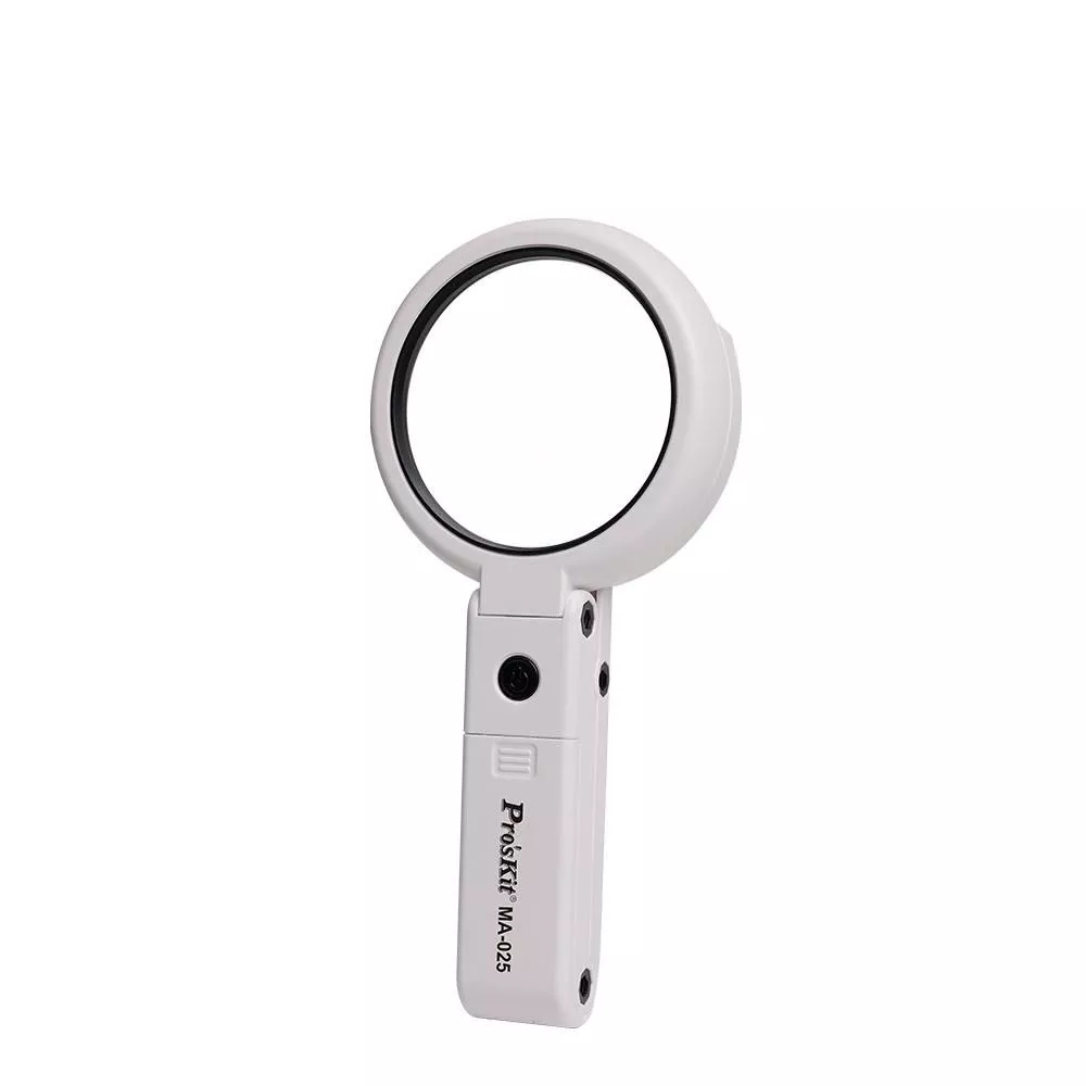 Lupă 3.75X LED alb rece USB pliabilă Pro'sKit MA-025 cu garanție 24 luni persoane fizice [2]