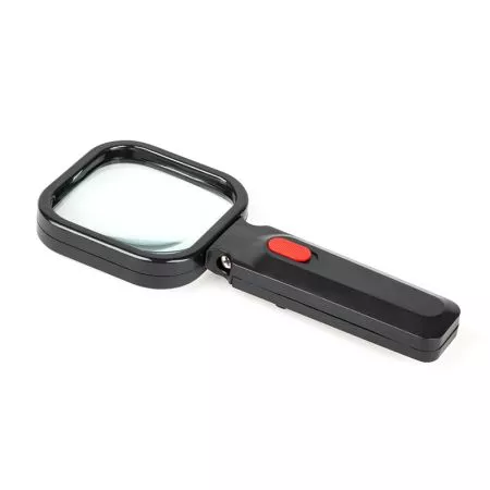 Scule mentenanta - Lupă 3D 80x80mm cu 4 LED-uri Kemot, garanție 12 luni, ideală pentru detalii fine.