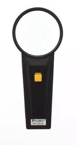 Lupa cu Lampa LED ProsKit, 4X mărire, lentilă sticlă, alimentare cu 2 baterii AA [1]