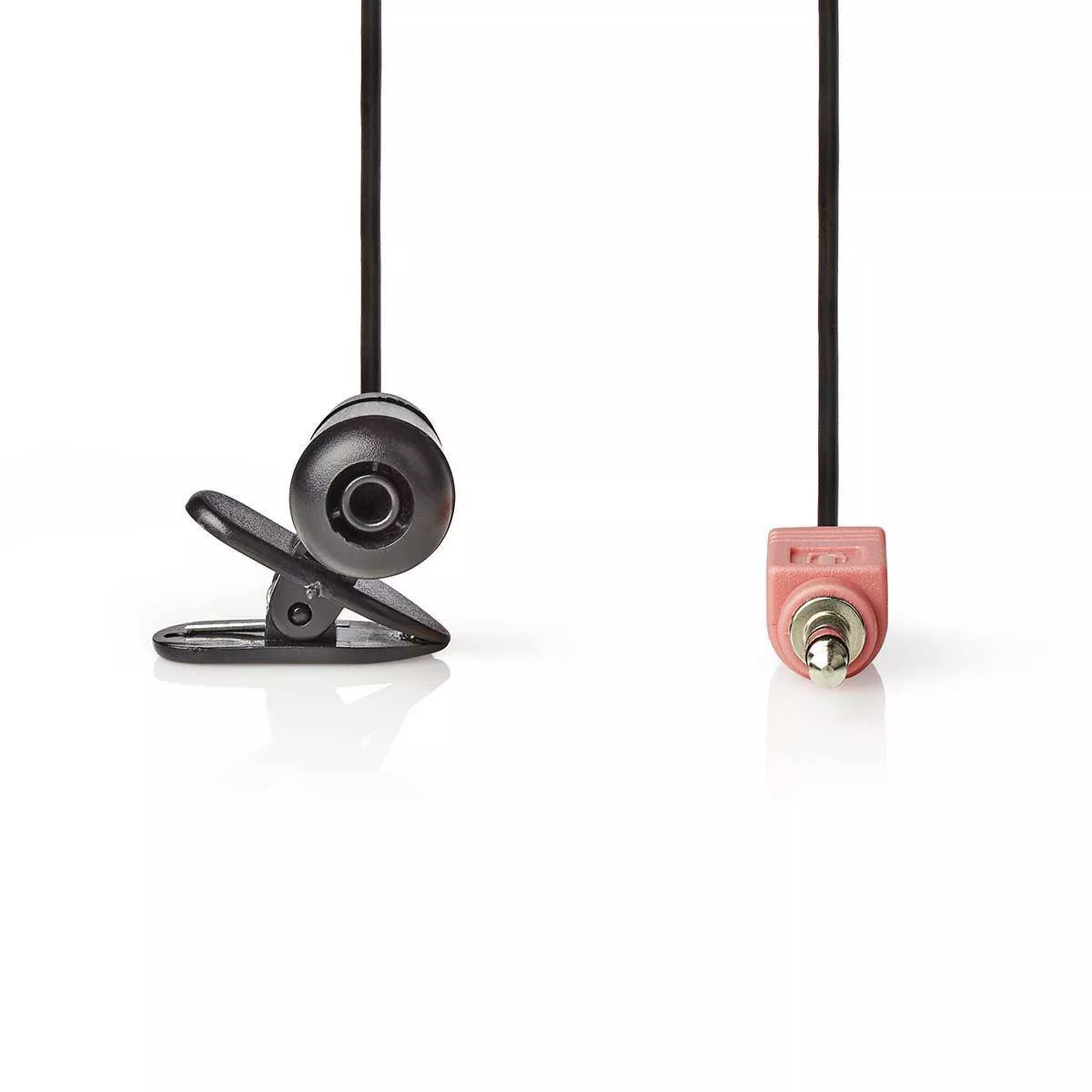 Microfon lavaliera Nedis 3.5 mm Jack, lungime 1.8 m, conector mono tata, culoare negru [2]