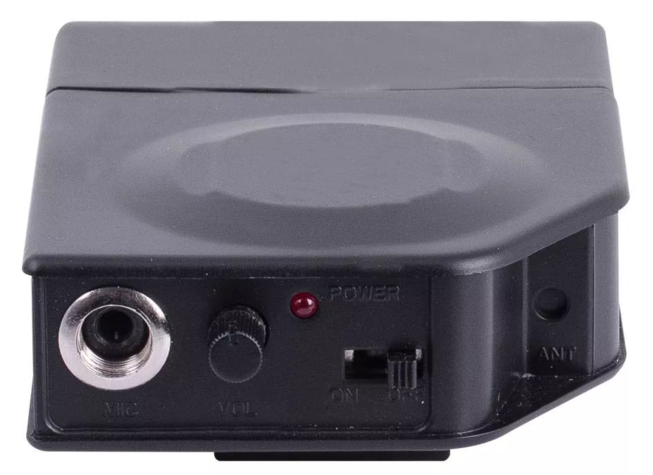 Microfon lavaliera wireless VHF EM 408 R Trevi, negru, 24 luni garanție, ideal pentru înregistrări audio. [6]