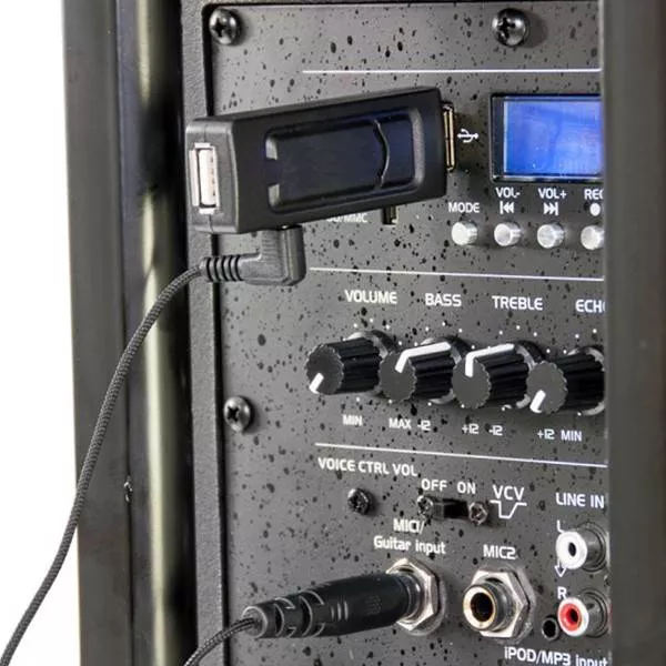 Microfon wireless UHF Party Light & Sound, 24 luni garanție, ideal pentru evenimente și prezentări [4]