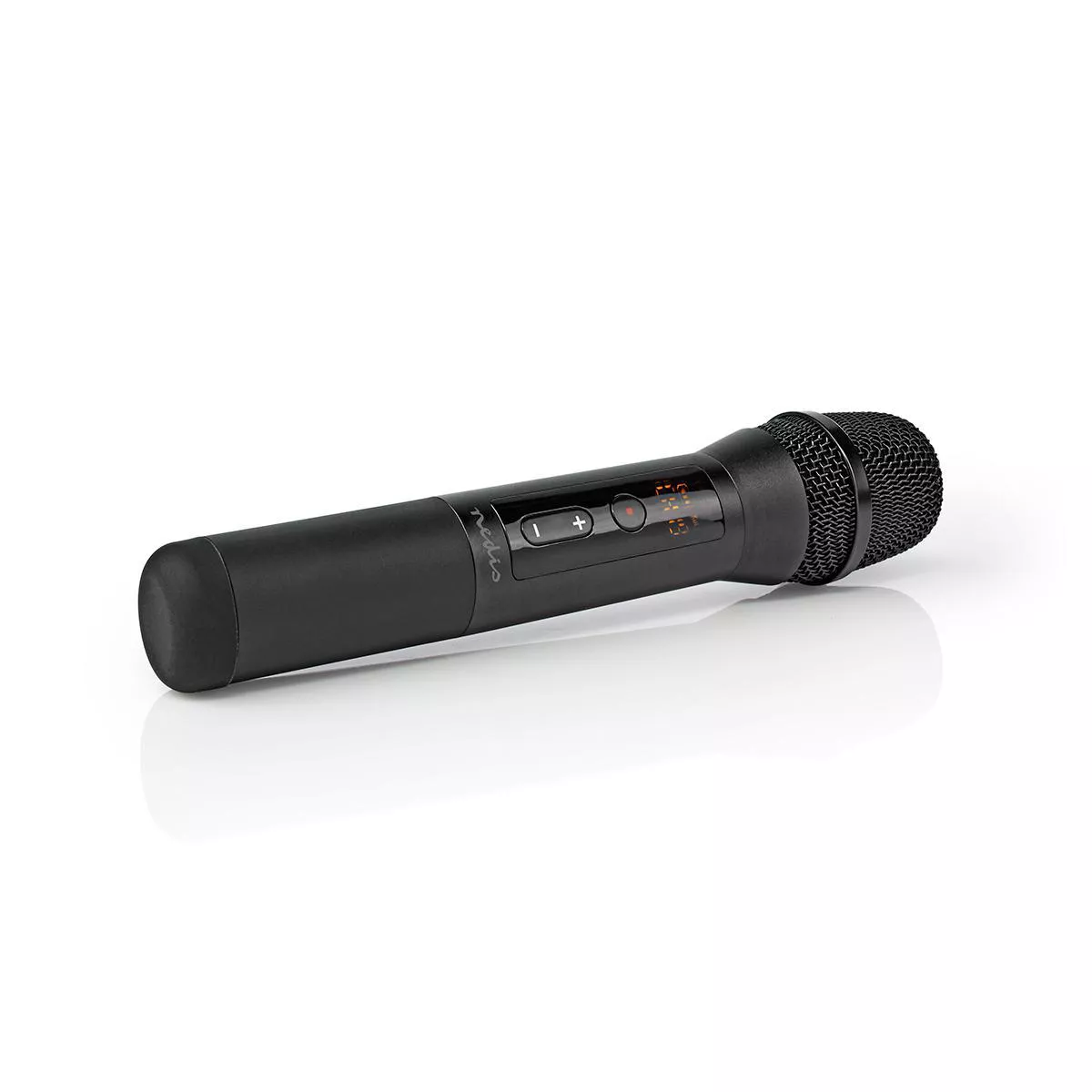 Microfon wireless Nedis 20 canale 10 ore autonomie receptor negru jack 6.35 mm mono tata [9]