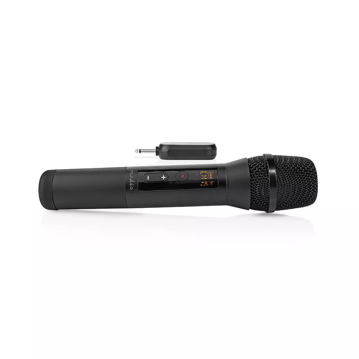 Microfon wireless Nedis 20 canale 10 ore autonomie receptor negru jack 6.35 mm mono tata [6]