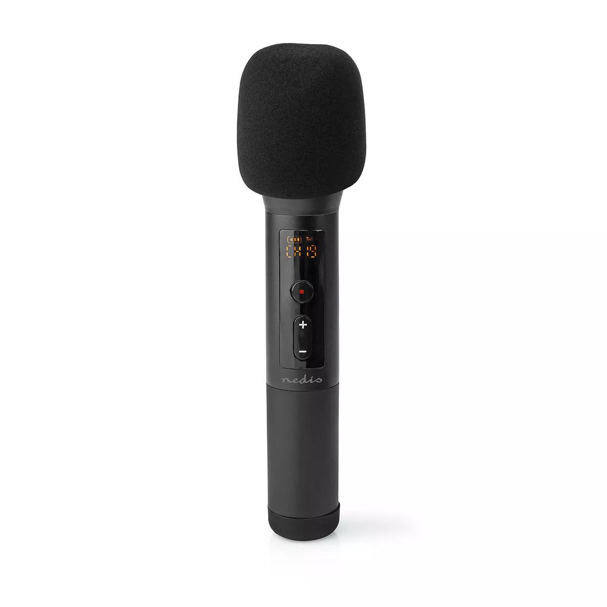 Microfon wireless Nedis 20 canale 10 ore autonomie receptor negru jack 6.35 mm mono tata [3]