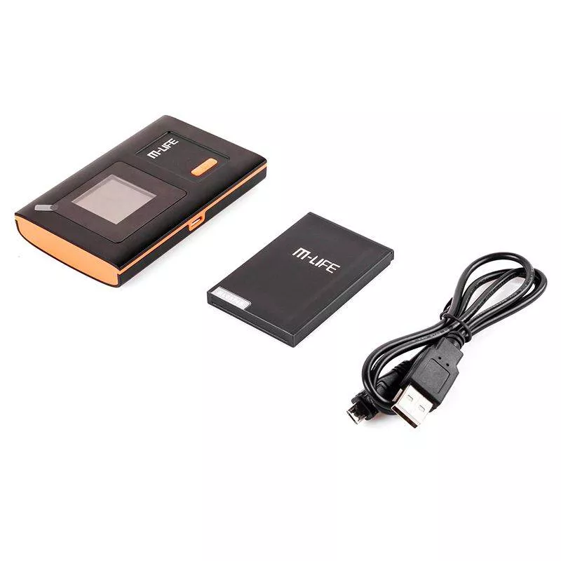 Router 4G LTE M-LIFE cu WiFi, display LCD, până la 10 utilizatori, baterie 1800mAh, port microSD și securitate avansată [2]