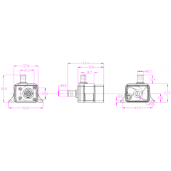 Mini pompă de apă 240 L/H 12VDC – IoElectronice.ro [1]