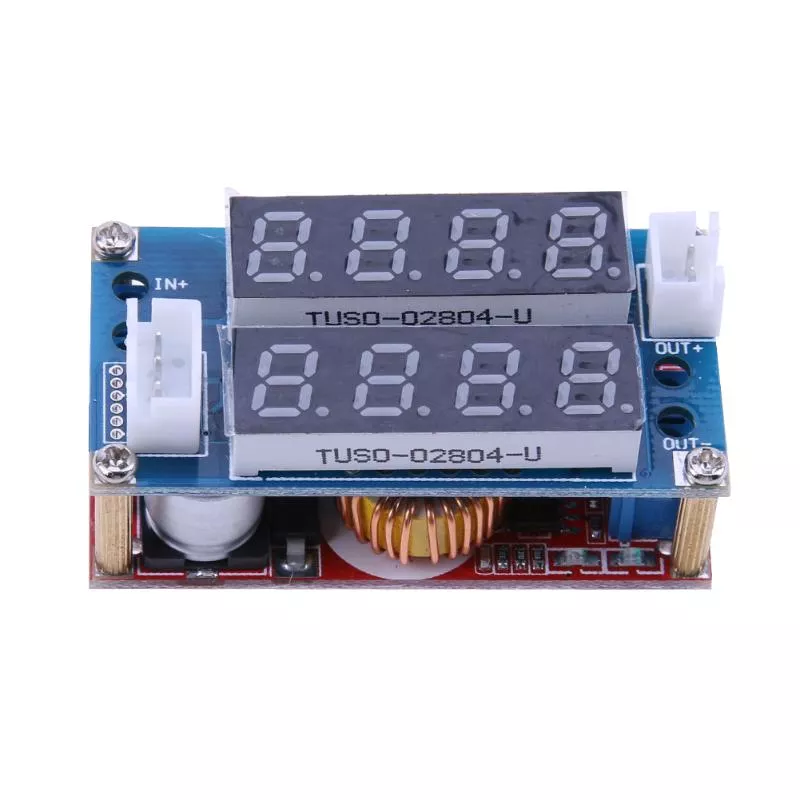 Module diverse - Modul DC-DC STEP DOWN LM2596DISPLAY pentru Volți și Amperi – IoElectronice.ro