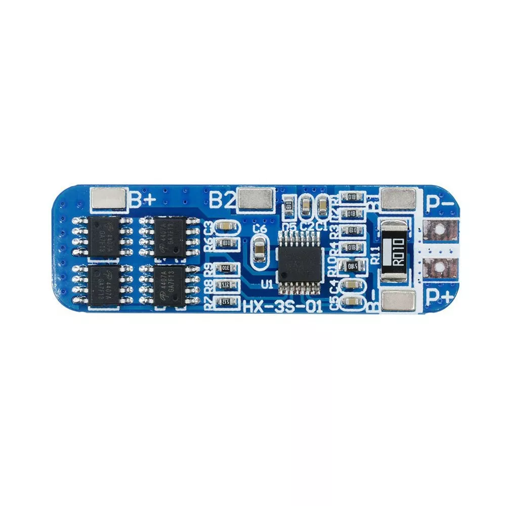 Accesorii acumulatori - Modul protectie incarcare 3x 18650 li-ion 10A BMS 3S – IoElectronice.ro