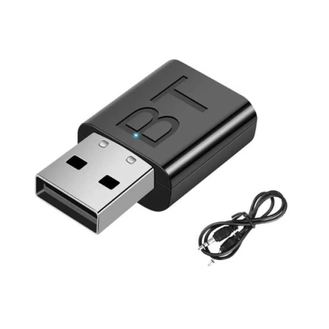Adaptor Bluetooth 5.0 USB Jack 3.5mm Negru [2]