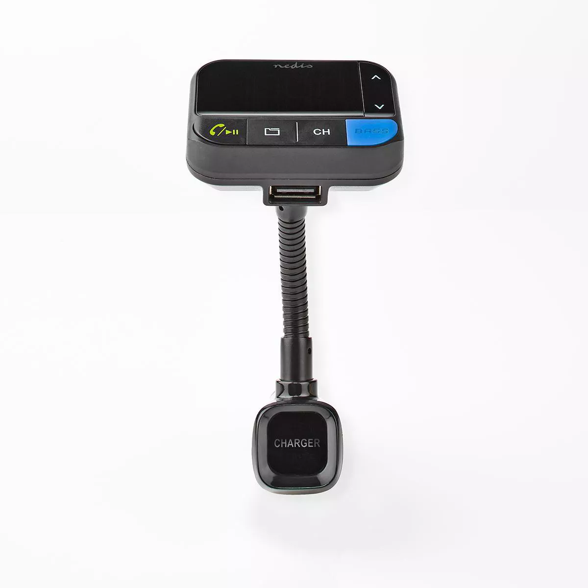 Modulator FM Nedis Bluetooth MicroSD Hands-Free Control vocal 2x USB – IoElectronice.ro [2]