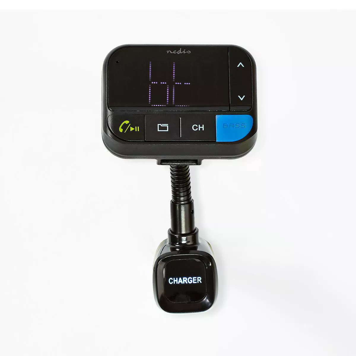 Modulator FM Nedis Bluetooth MicroSD Hands-Free Control vocal 2x USB – IoElectronice.ro [7]