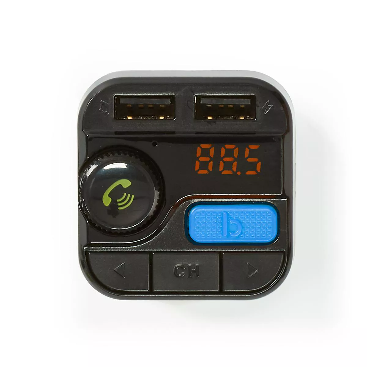 Modulator FM Nedis Hands-Free Bluetooth MicroSD Control vocal 2x USB – IoElectronice.ro [6]