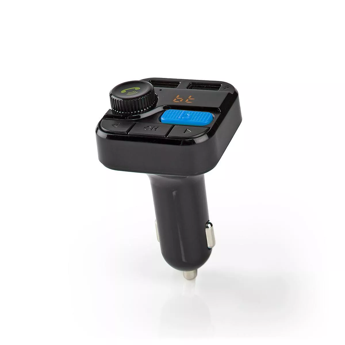 Modulator FM Nedis Hands-Free Bluetooth MicroSD Control vocal 2x USB – IoElectronice.ro [8]