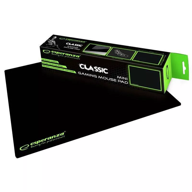 Mouse Pad Gaming Negru 44x35cm Esperanza - Suprafață de Gaming Precise și Durabilă [1]