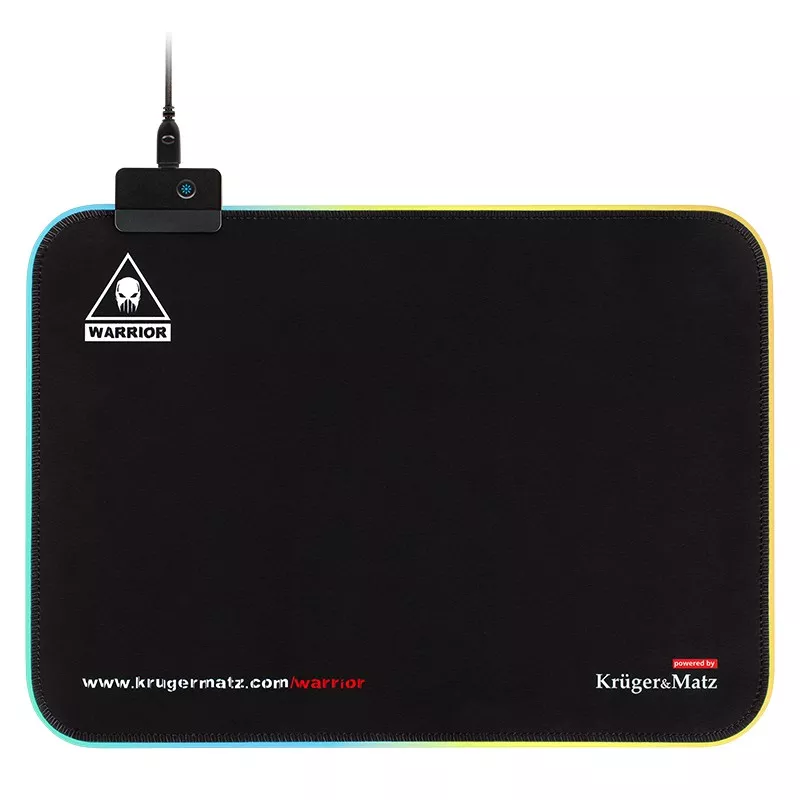 Computer-laptop - Mouse Pad GAMING Iluminat WARRIOR KM0766 - Confort, Stil și Performanță în Gaming