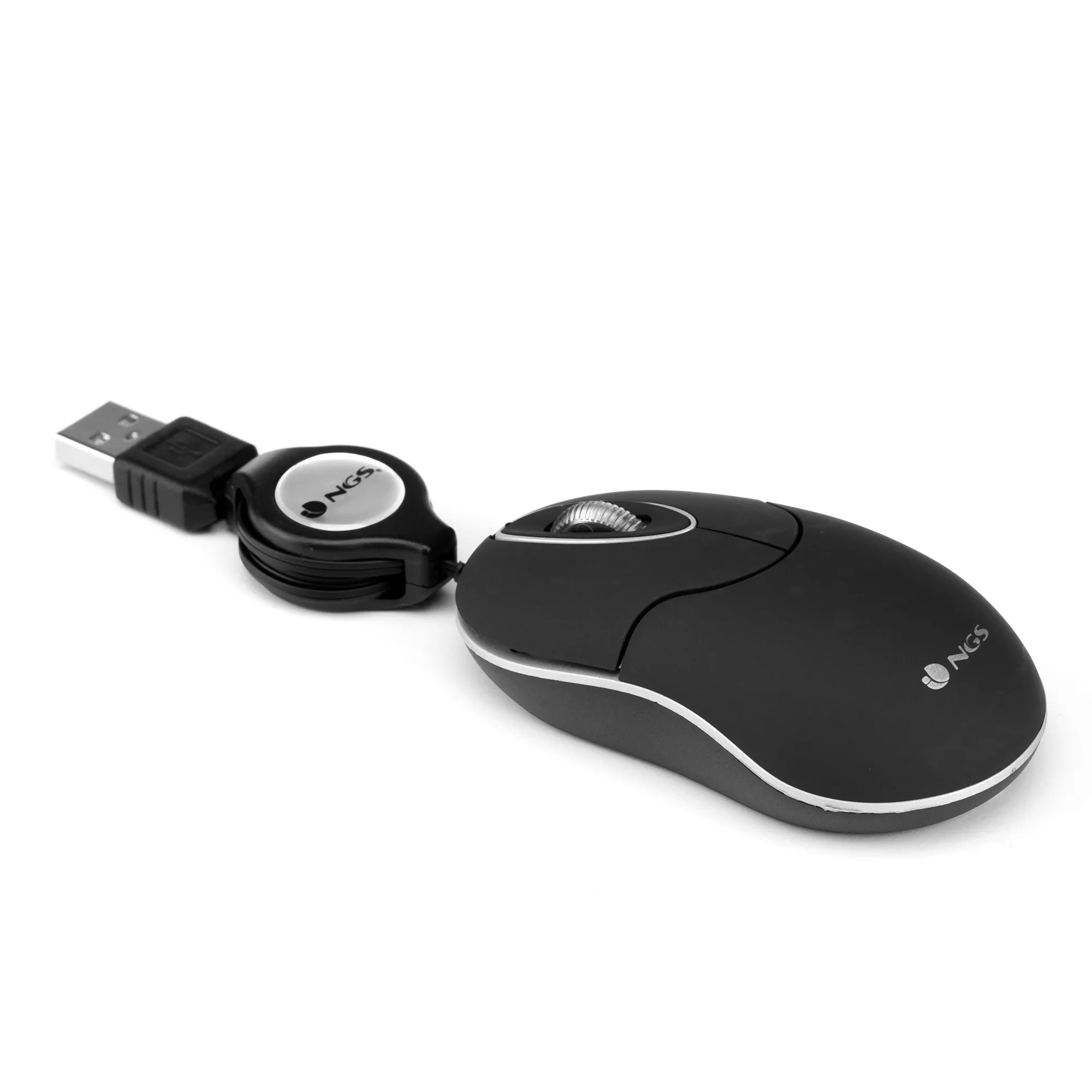 Mouse USB 1000dpi Negru NGS SINBK - Precizie și Ergonomie pentru Toate Platformele [1]