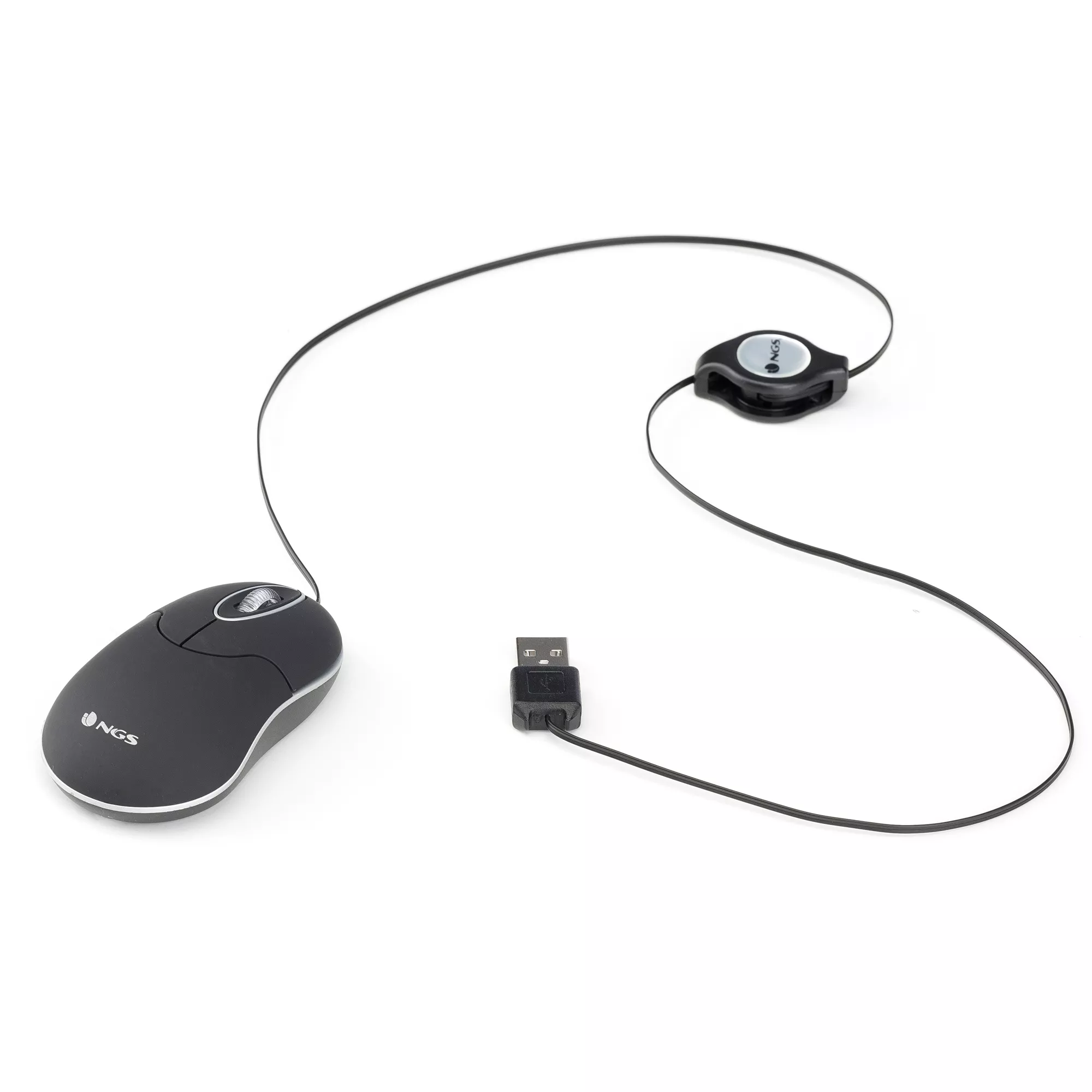 Mouse - Mouse USB 1000dpi Negru NGS SINBK - Precizie și Ergonomie pentru Toate Platformele