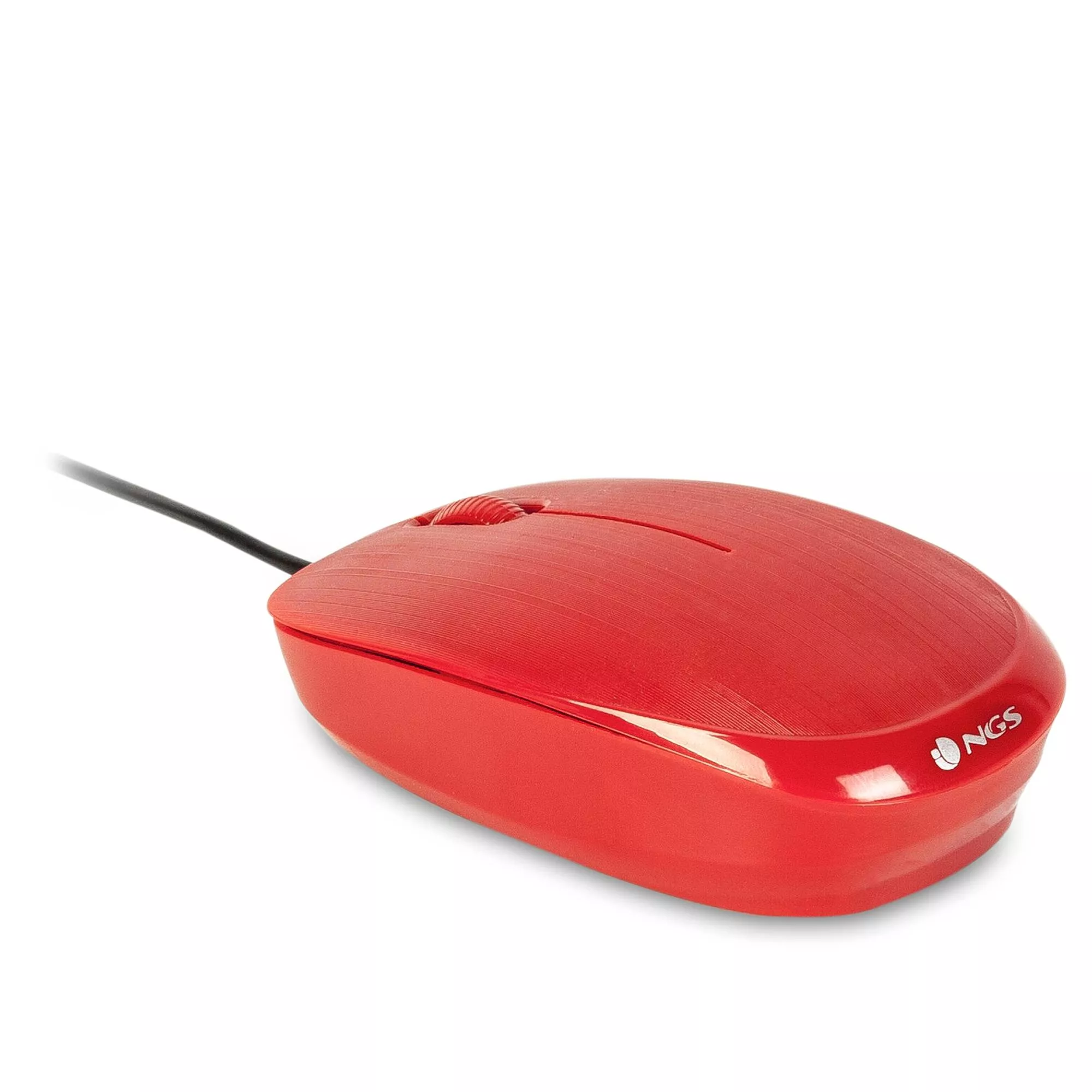 Mouse USB 1000dpi roșu Ngs, 3 butoane, ideal pentru laptop și PC [1]