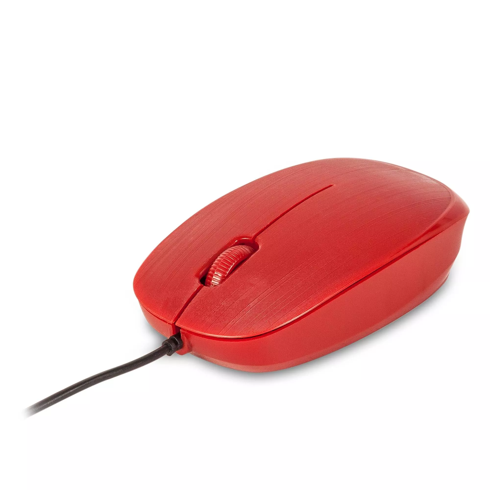 Computer-laptop - Mouse USB 1000dpi roșu Ngs, 3 butoane, ideal pentru laptop și PC