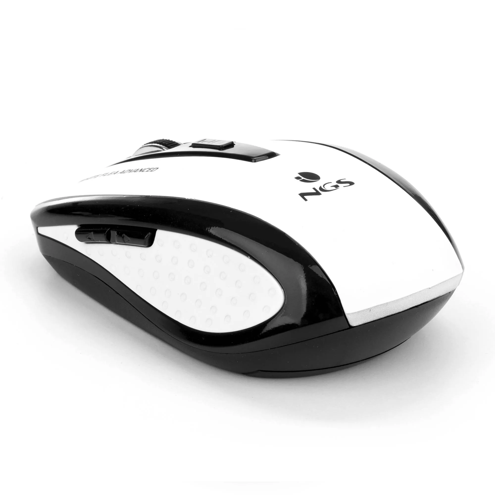 Mouse wireless Flea Advanced alb, 800/1600dpi, compact, pentru notebook-uri, USB nano, 2 butoane și scroll [1]