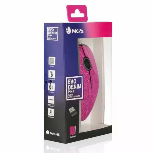 Mouse wireless Evo Denim roz 1200dpi NGS – IoElectronice.ro [2]