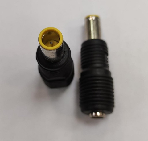 Adaptoare alimentare AC-DC - Mufa Adaptoare Alimentare DC 2.1x5.5 mm Mama la 7.9x5.5 mm Tata cu Pin Interior – IoElectronice.ro