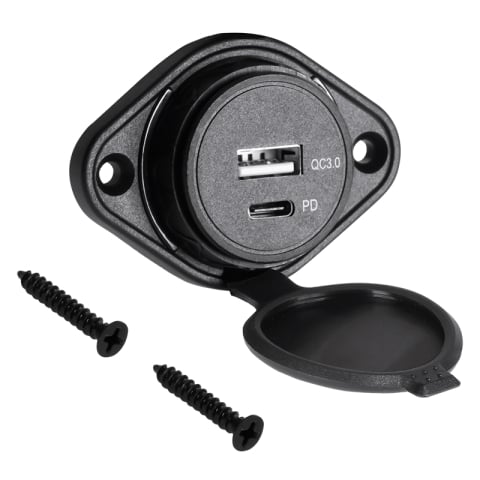 Alimentatoare auto - Mufa auto USB QC3.0 & Type C 18W – Alimentare rapidă pentru panou auto, protecție și compatibilitate universală