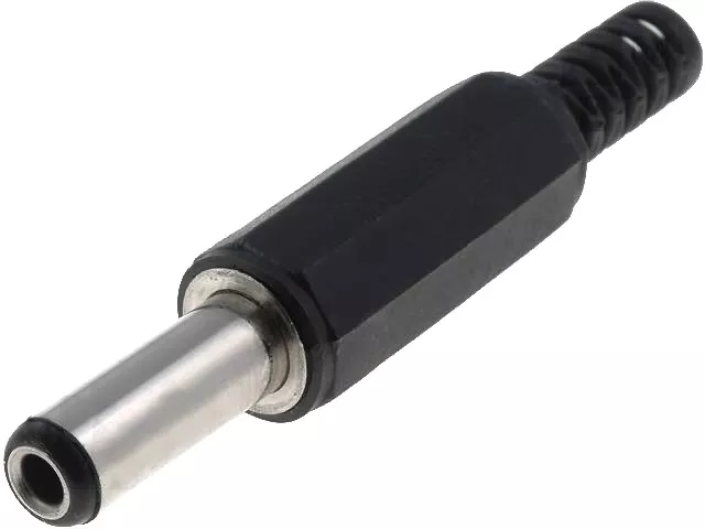 Mufe AC-DC - Mufa alimentare DC tata 5.5x2.1 mm 14mm pe cablu PC-2.1/5.5-14