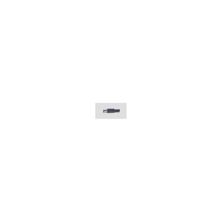 Mufe AC-DC - Mufa alimentare DC tata pe cablu 5.5x2.5 mm negru GBC 29.0486.10, 12V/24V DC, conector DC, lungime standard.