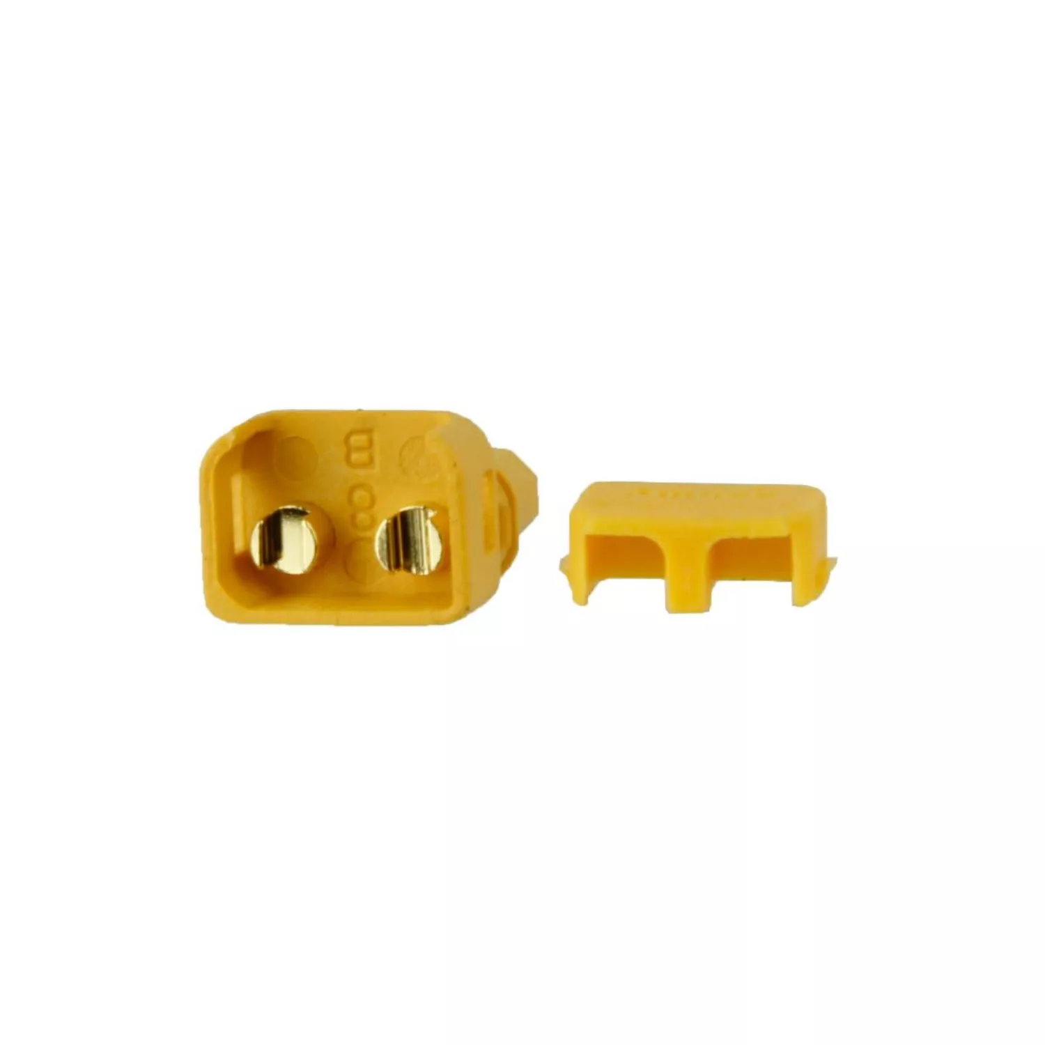Mufa alimentare DC XT30 mama 2 pini pe cablu cu lipire 15A 500V AMASS XT30ULW-F [1]