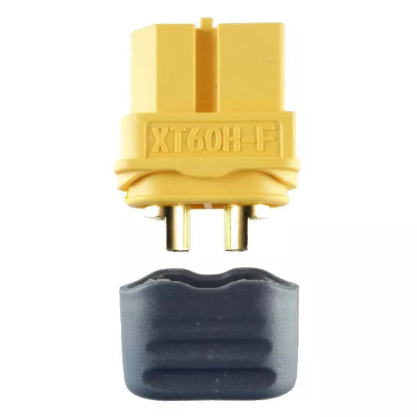 Mufa alimentare DC XT60 mama 2 pini pe cablu cu lipire 30A 500V AMASS XT60H-F, 24 luni garanție persoane fizice [1]