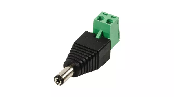 Mufe AC-DC - Mufa alimentare tata DC 2.1x5.5mm bloc terminal cu șurub pentru CCTV – IoElectronice.ro