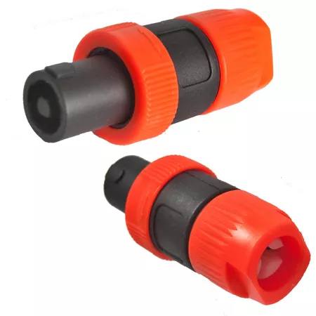 Mufa audio Speakon tata 4 contacte cu inel de blocare OEM, conector difuzor, garanție 24 luni persoane fizice [1]