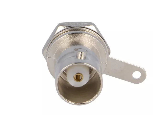 Conectica - Mufa BNC Soclu mama lipire pentru montare pe panou – IoElectronice.ro