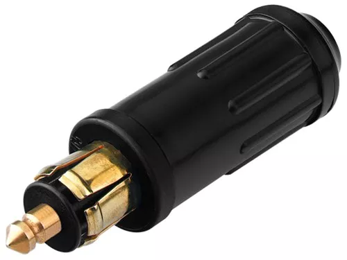 Accesorii Auto - Mufa brichetă auto PRO CAR mini cu siguranță 15A, 12-24V, borne cu șurub, standard DIN EN ISO 4165