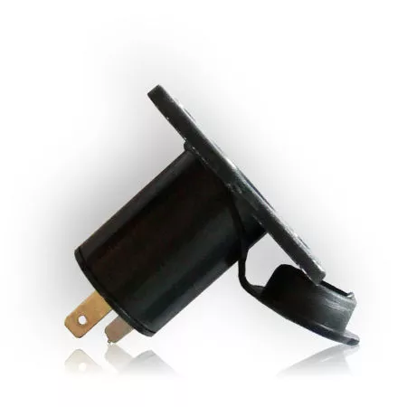 Mufa brichetă mama auto OEM 5A cu capac de protecție, conector AC/DC, accesoriu auto [1]