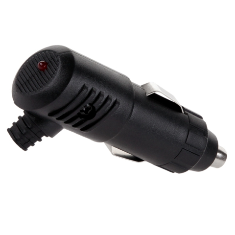 Accesorii bricheta auto - Mufa bricheta tata cu LED și siguranță F5A 6x30mm – IoElectronice.ro