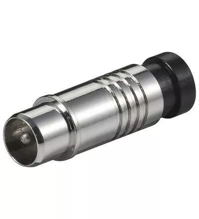 Conectica - Mufa coaxial tata compresie 7mm Goobay