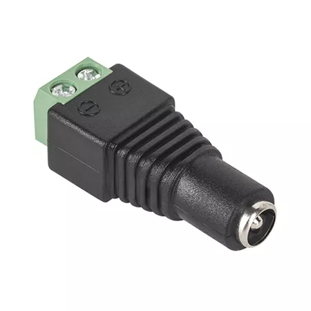 Conectica - Mufa DC 2.5x5.5mm Mama – Conectare Rapidă prin Șurub, Regleta pentru Alimentare Electronice