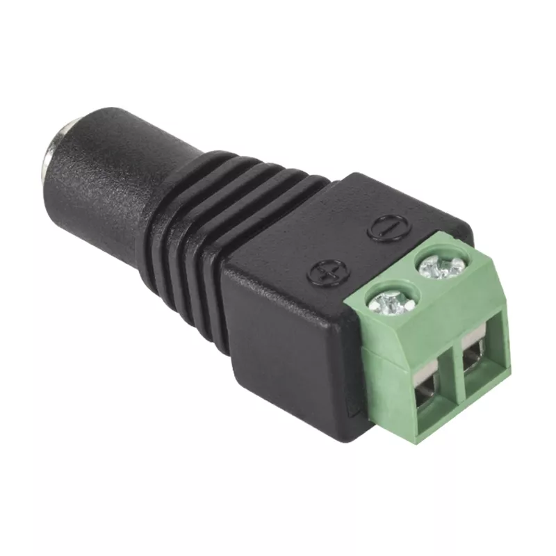 Mufa DC 2.5x5.5mm mama rapidă regletă cu șurub OEM, 24 luni garanție, conector pentru alimentare electrică [1]