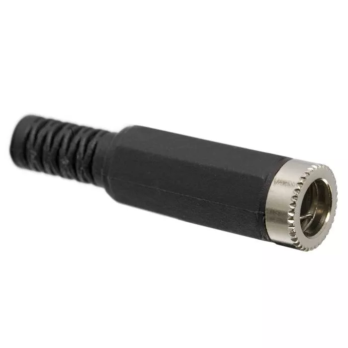Mufe - Mufa DC cu protector 5.5x2.5 mm mama pe fir – IoElectronice.ro