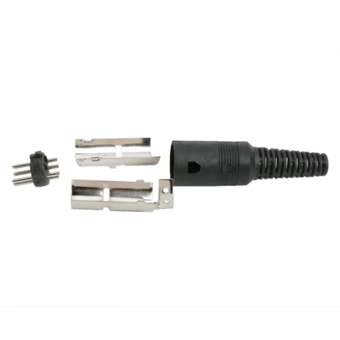 Mufă DIN 5 pini tata "U" Goobay montabil pe cablu, conector 5 pin, accesoriu electronic [3]