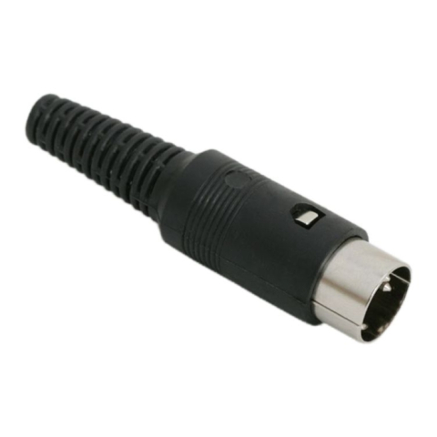 Mufă DIN 5 pini tata "U" Goobay montabil pe cablu, conector 5 pin, accesoriu electronic [4]