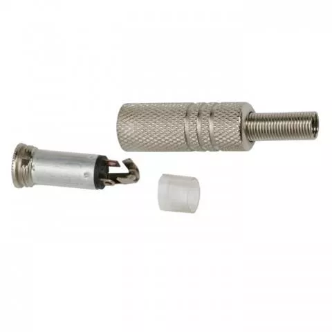 Mufa Jack 3.5 mm stereo mama metal Goobay argintie, conector JACK, standard STEREO, EAN 4040849110603 [2]